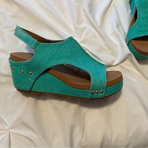 Women's Teal Sandals